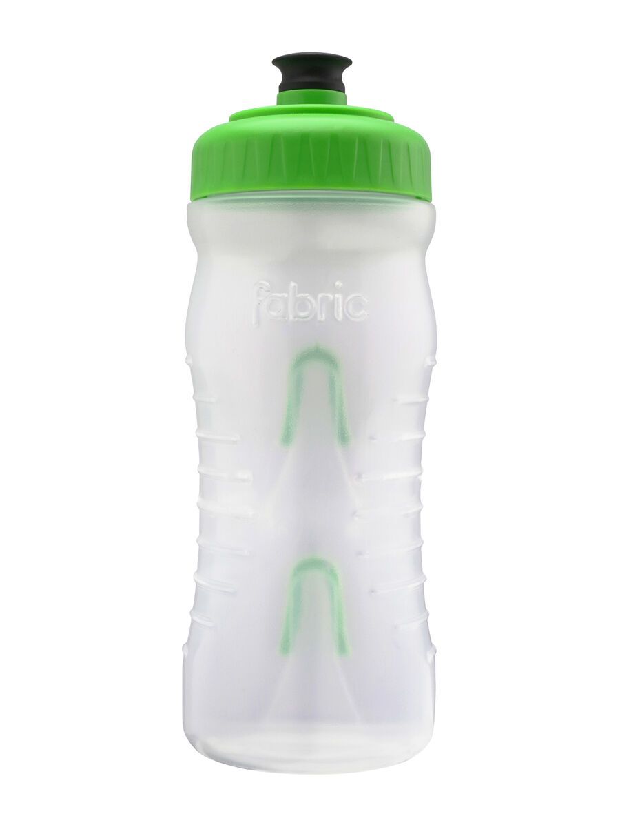 Fabric Cageless Waterbottle 600 ml, clear/green - Bild 1