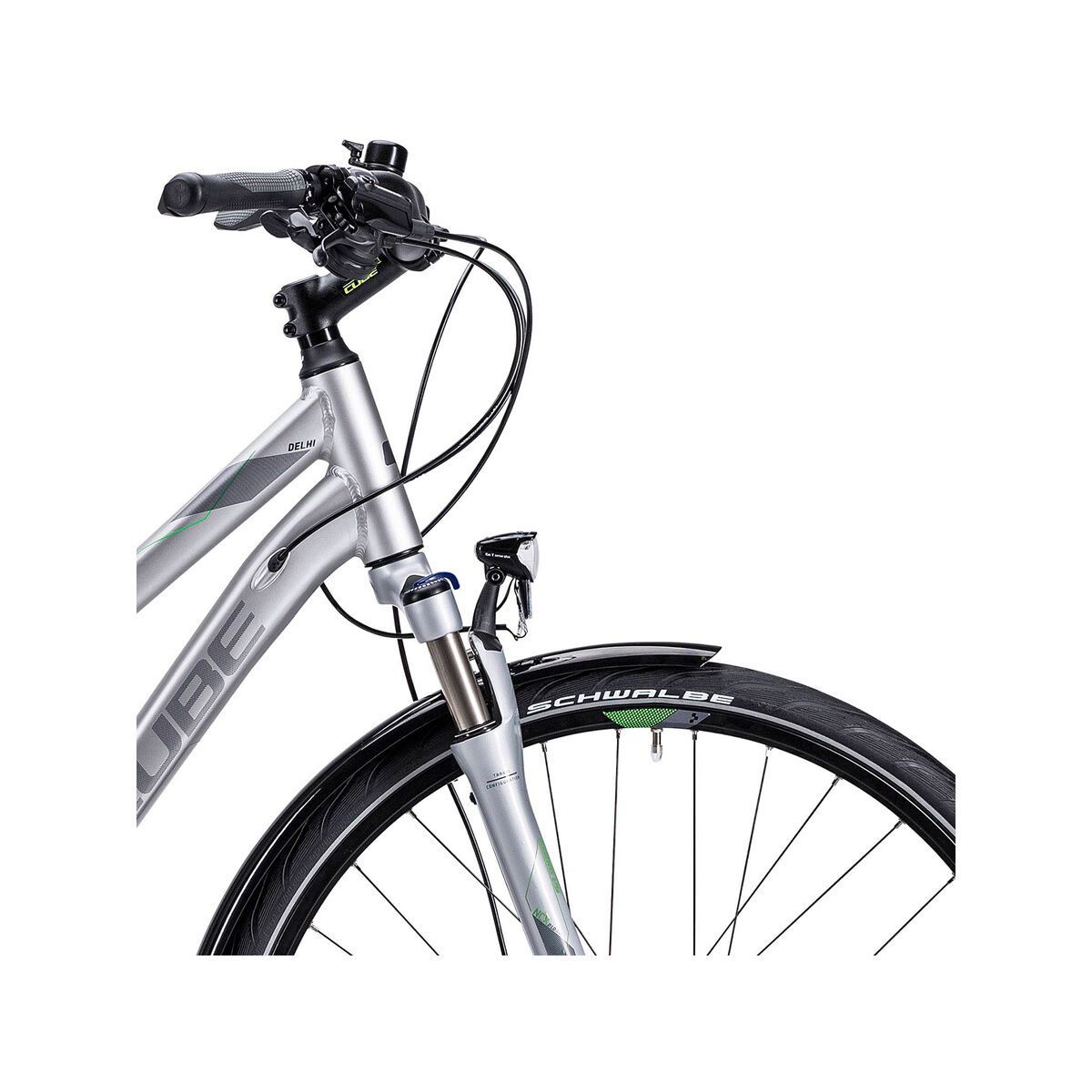 Cube Delhi Pro Trapeze, silver anthrazit green - Bild 5