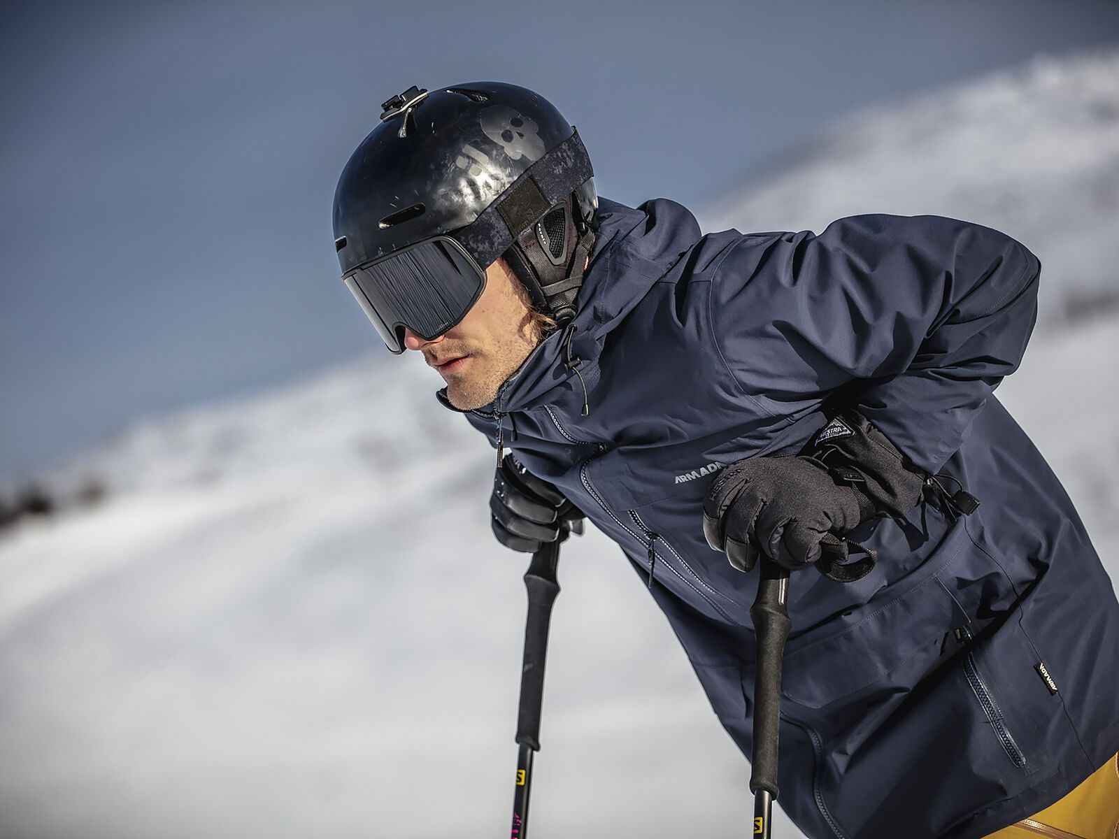 Hestra Powder Gauntlet 5 Finger, black - Bild 12