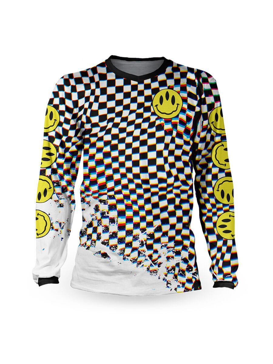 Loose Riders Cult of Shred Jersey LS Stoked!, yellow/black - Bild 1