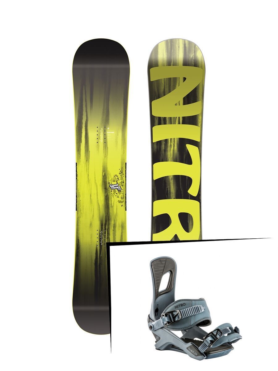 Set: Nitro Good Times Wide 2019 + Nitro Rambler blue steel - Bild 1