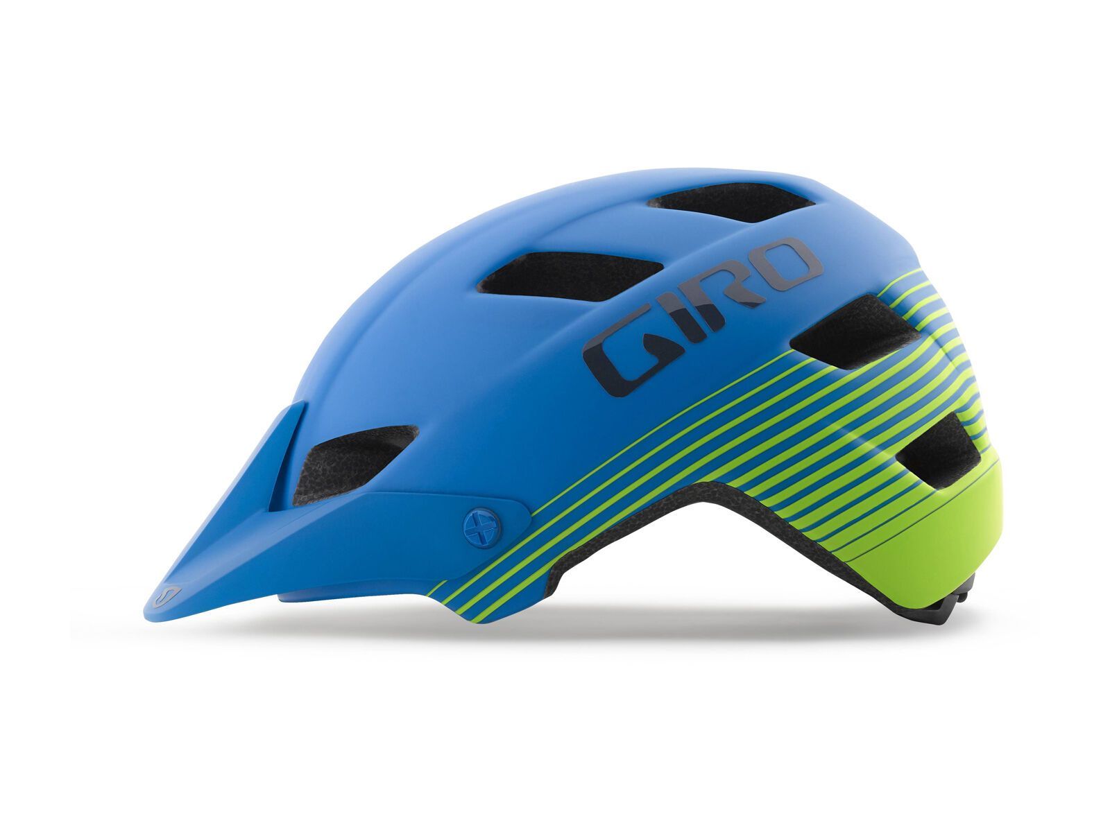 Giro Feature, matte blue lime - Bild 2
