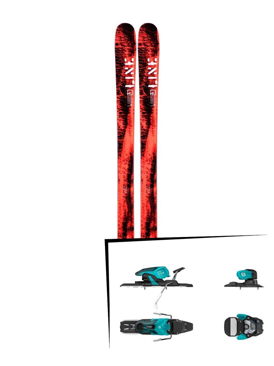 Set: Line Honey Badger 2019 + Salomon Warden 11 turquoise/black - Bild 1