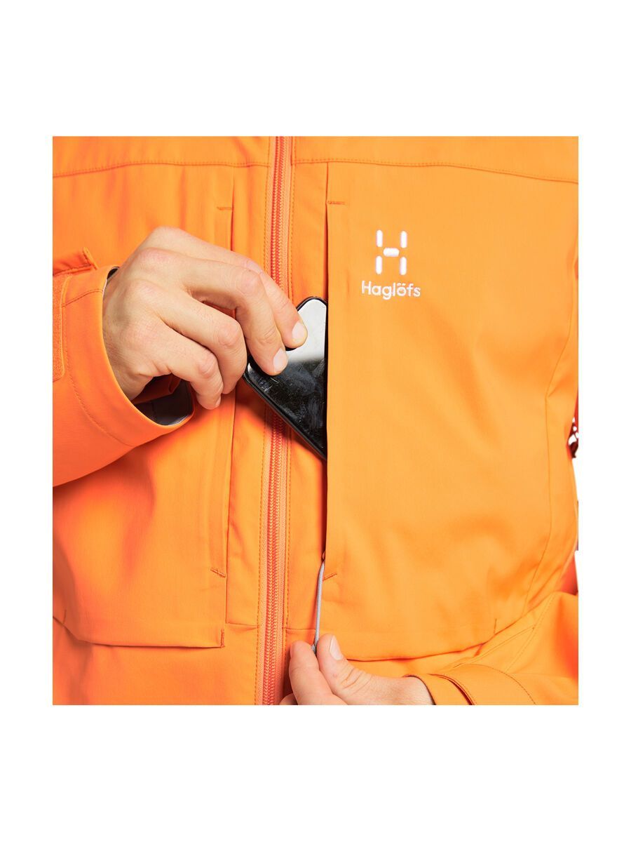 Haglöfs Touring Infinium Jacket Men, flame orange - Bild 9