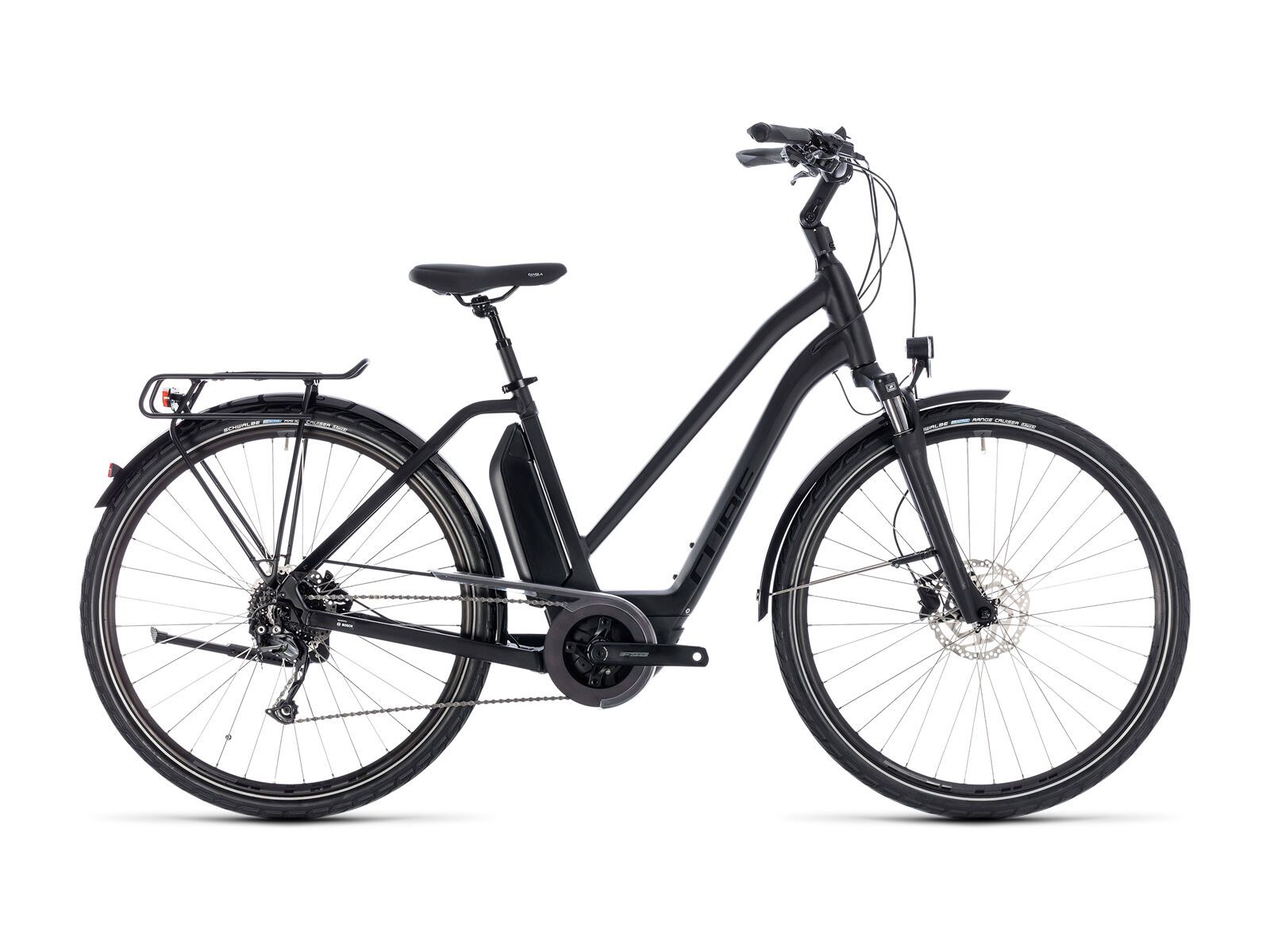 Cube Town Hybrid Sport 500 Trapeze, black´n´glossy - Bild 1