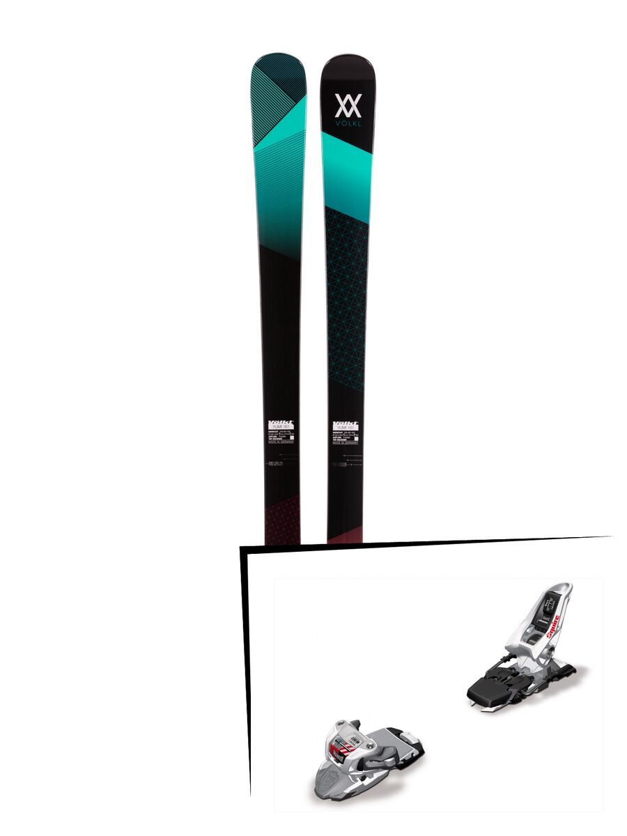 Set: Völkl Yumi 2017 + Marker Squire 11 90 mm, white/black/anthracite - Skiset - Bild 1