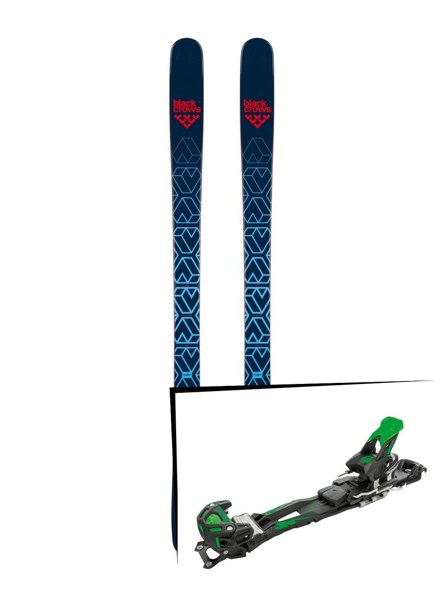 Set: Black Crows Captis 2019 + Tyrolia Adrenalin 16 solid black flash green - Bild 1