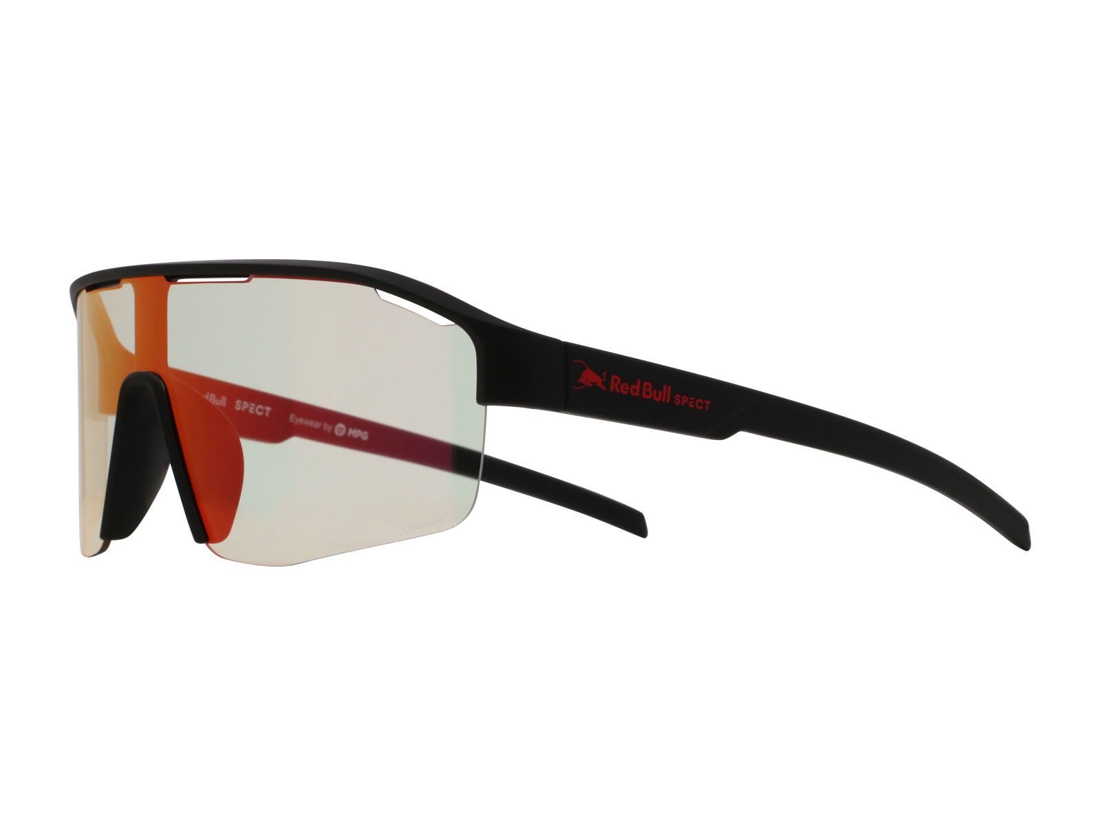 Red Bull Spect Eyewear Dundee, Photochromic/Red Mirror / soft touch black - Bild 5