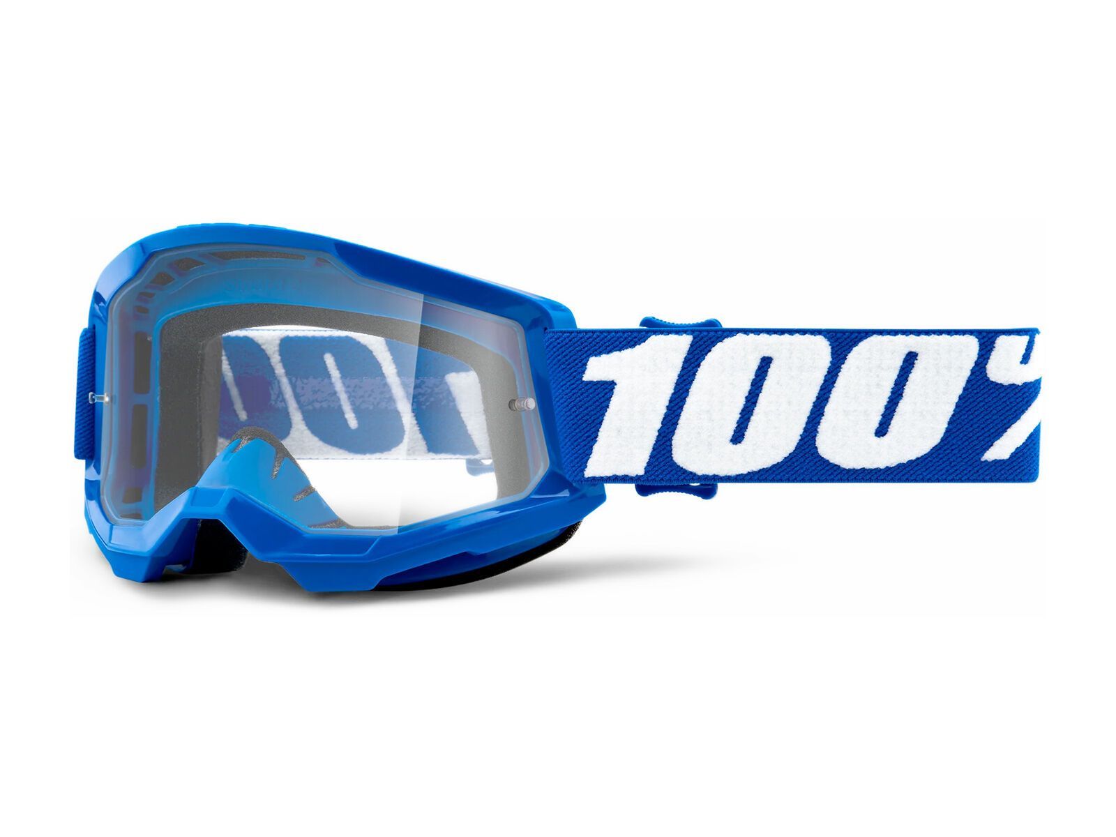 100% Strata 2 Junior Goggle - Clear, blue - Bild 1