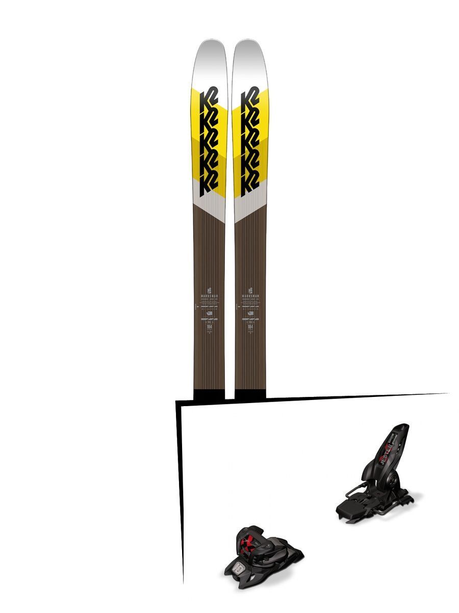 Set: K2 SKI Marksman 2018 + Marker Jester 16 ID black - Bild 1