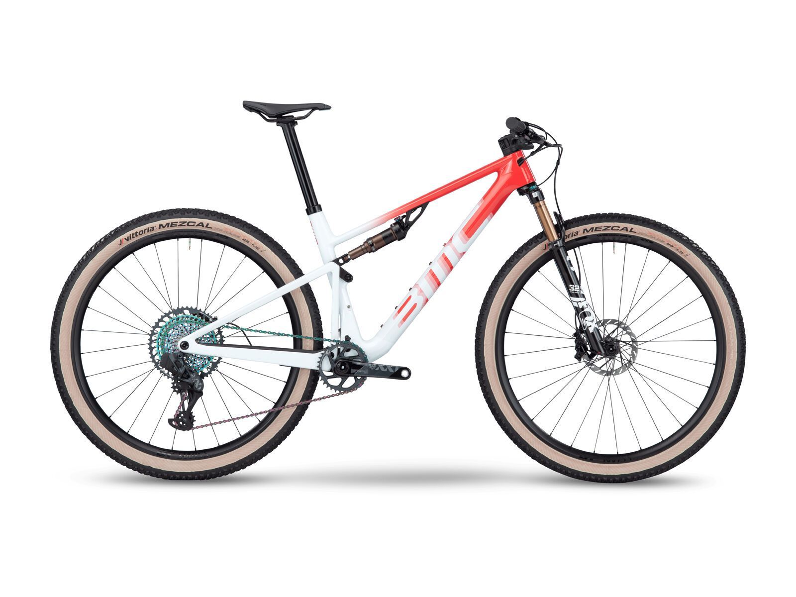 BMC Fourstroke 01 LTD, neon red/white - Bild 1