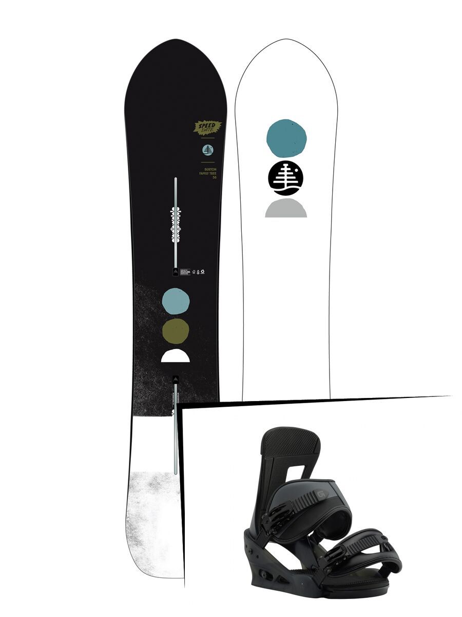 Set: Burton Family Tree Speed Date 2019 + Burton Freestyle black matte - Bild 1