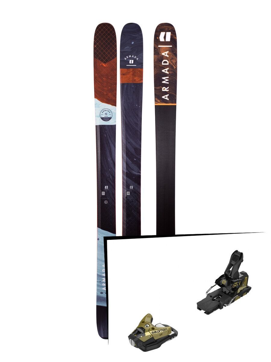 Set: Armada Tracer 108 2019 + Salomon STH2 WTR 16 gold/black - Bild 1