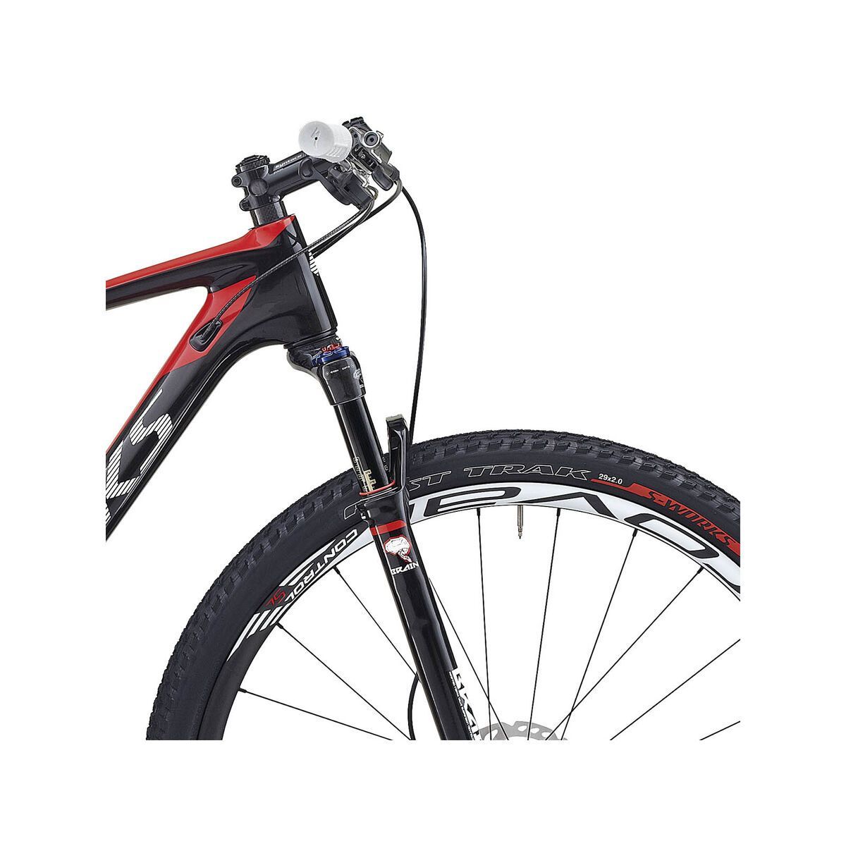 Specialized S-Works Stumpjumper HT Carbon 29, Carbon/White/Red - Bild 5