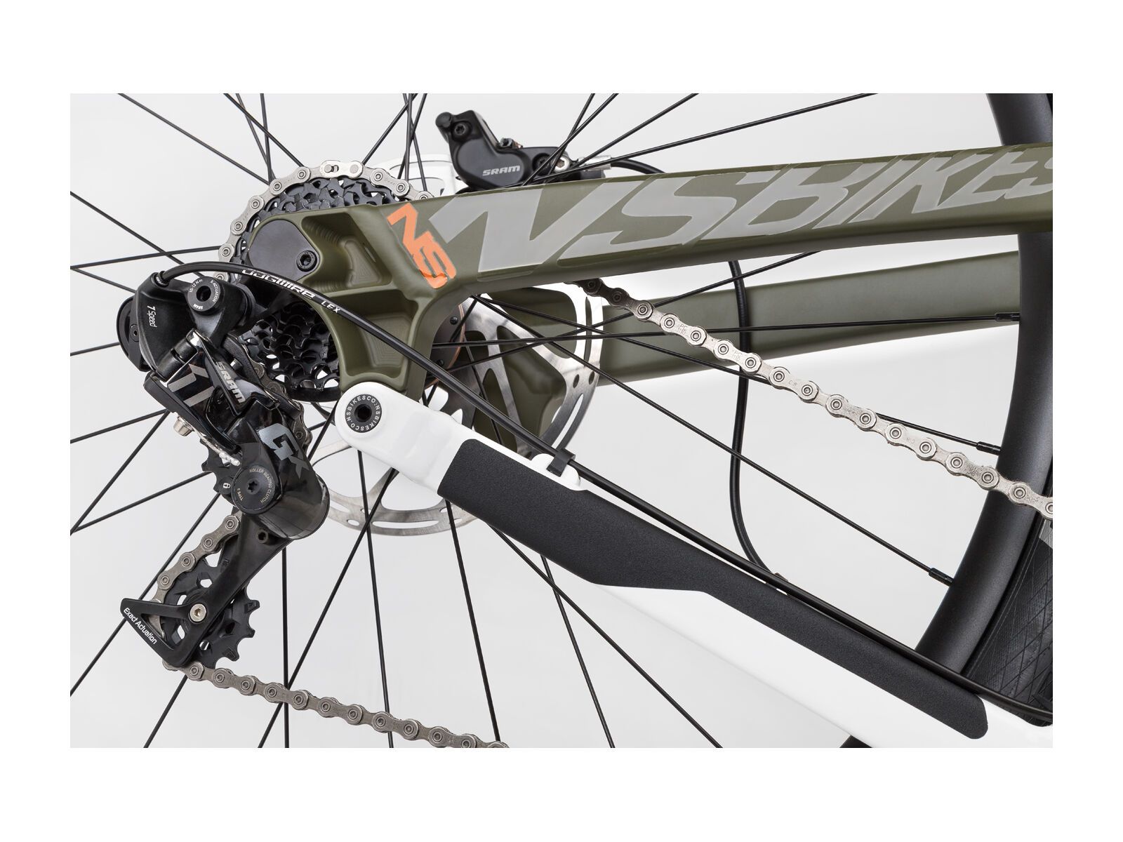 NS Bikes Fuzz 29, white/armygreen - Bild 9