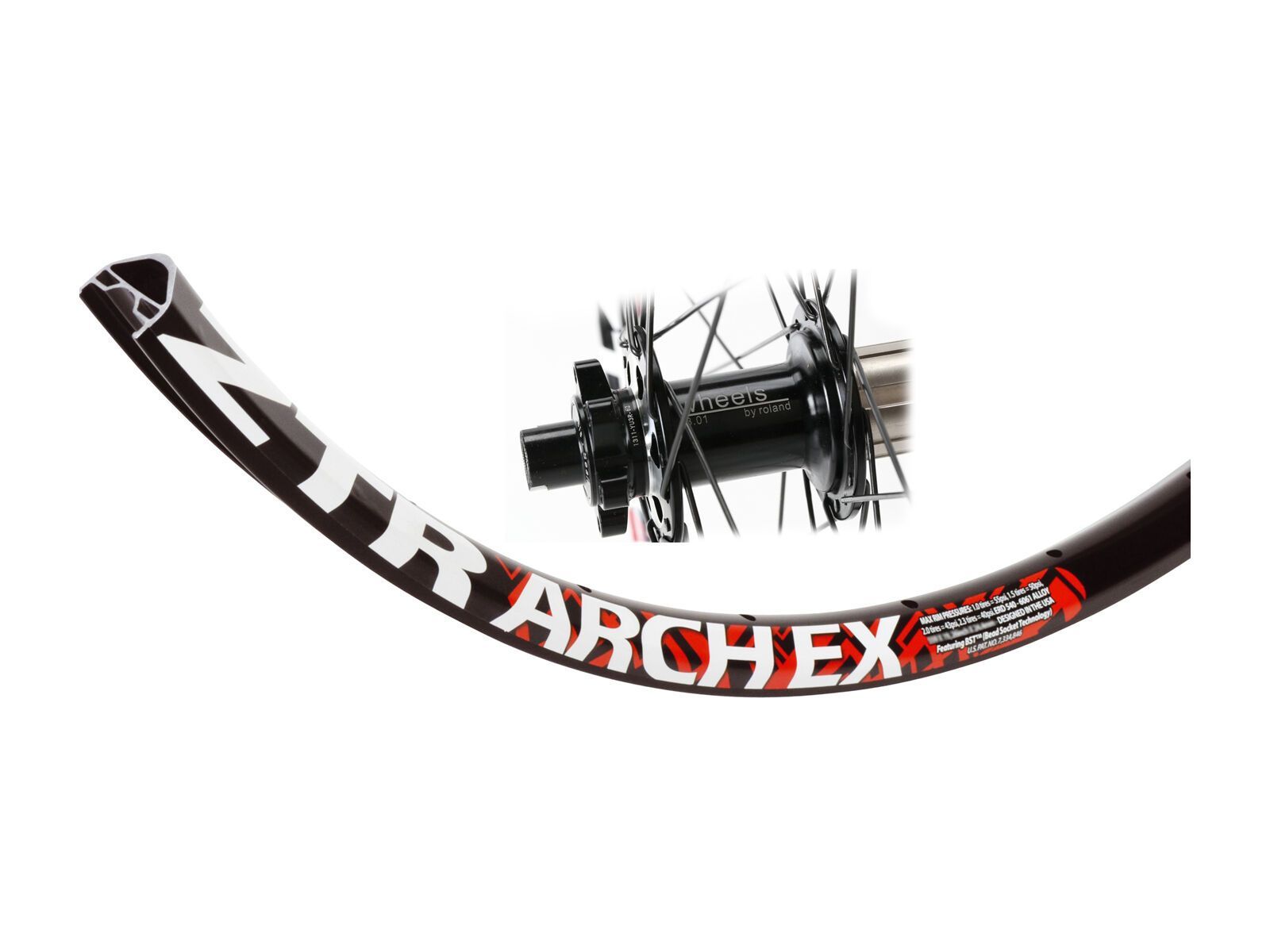 Stan's NoTubes ZTR Arch EX 26 / Wheels 3.01, schwarz - Bild 1