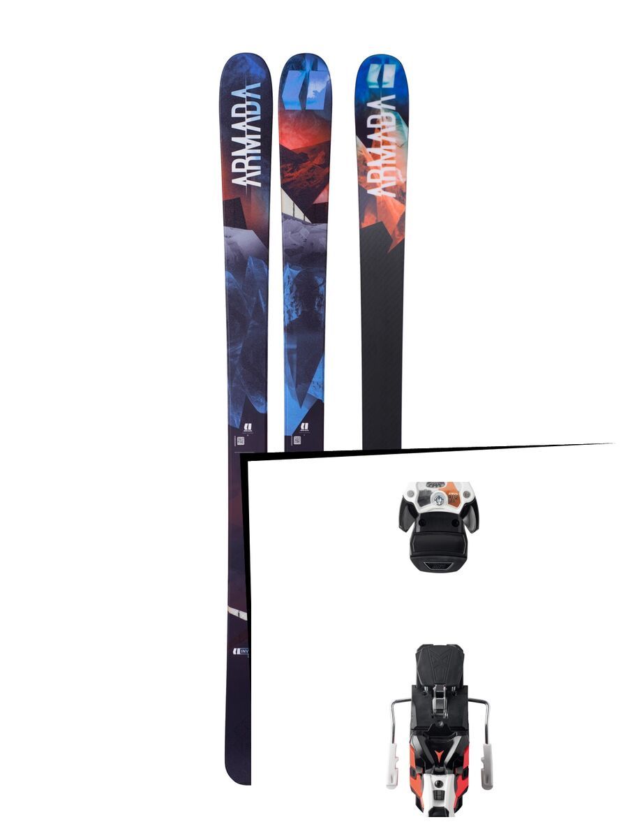 Set: Armada Invictus 99 Ti 2018 + Atomic Warden MNC 13 white/black/orange - Bild 1