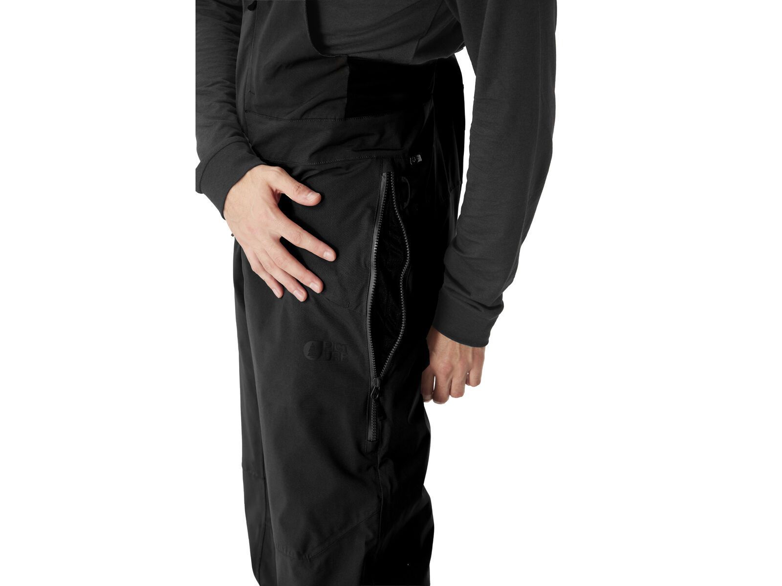 Picture Avening Bib Pants, black - Bild 10