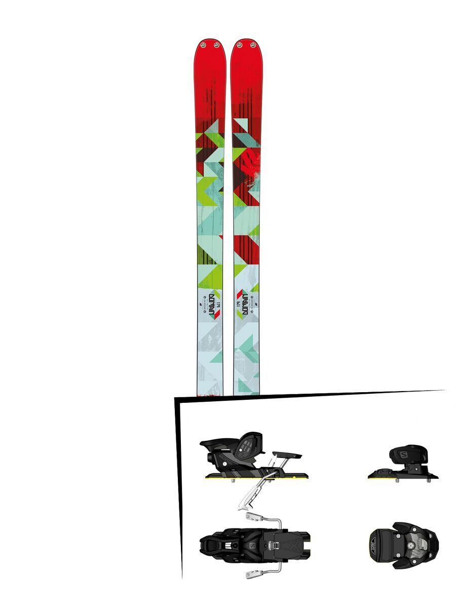 K2 SKI Set: Domain 2016 + Salomon Warden MNC 13 - Bild 1