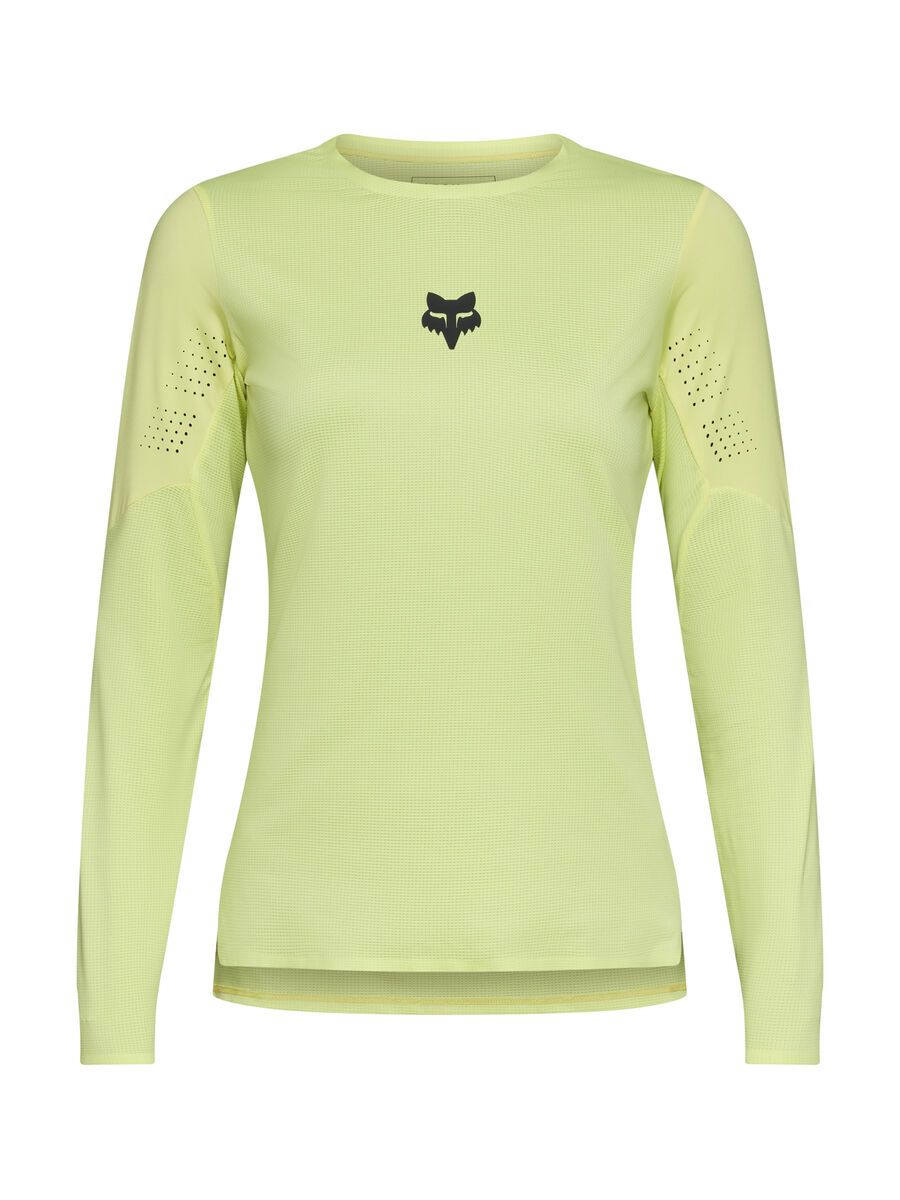 Fox Womens Flexair Long Sleeve Jersey, lime - Bild 1