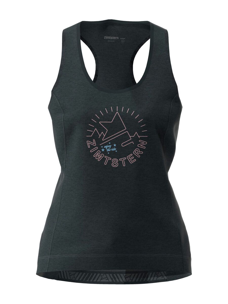 Zimtstern PureFlowz Tank Women’s, pirate black melange / pirate black - Bild 1