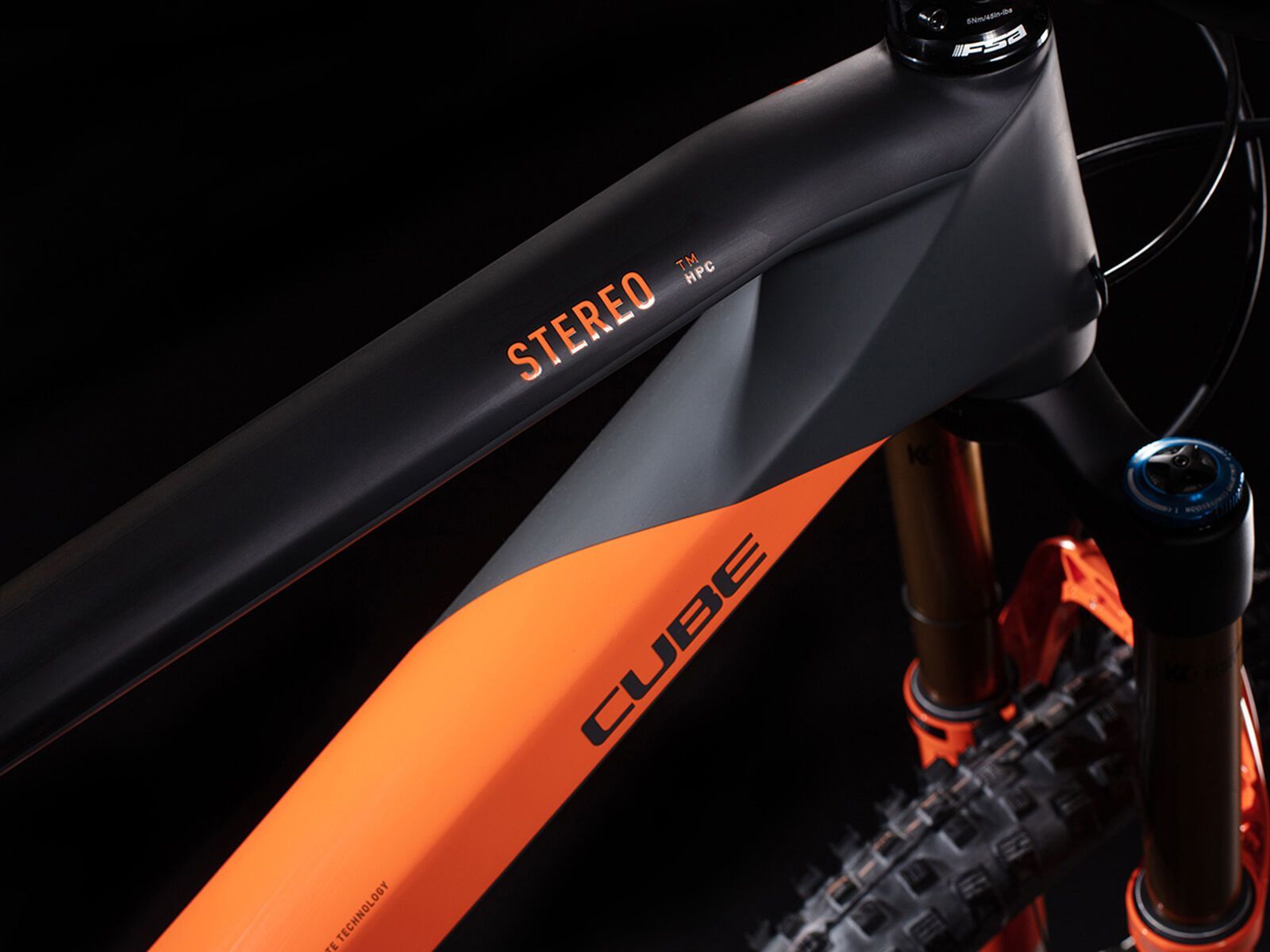 Cube Stereo 140 HPC TM 27.5, grey´n´orange - Bild 5