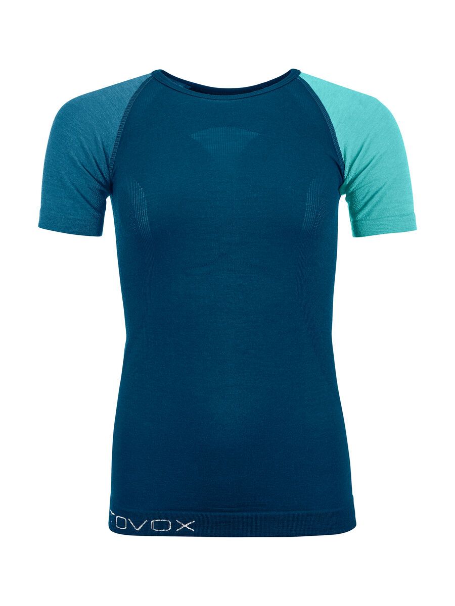 Ortovox 120 Merino Comp Light Short Sleeve W, petrol blue - Bild 1