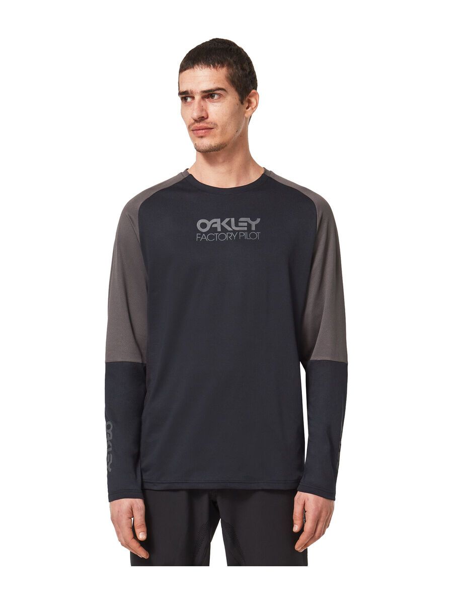 Oakley Factory Pilot MTB LS Jersey II, black/forged iron - Bild 4