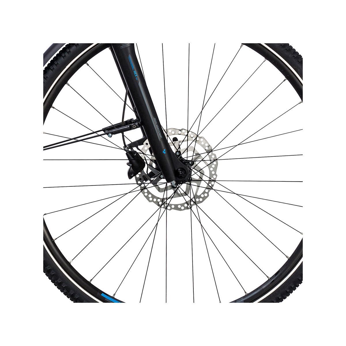 Cube Cross Hybrid Pro Allroad 400 Trapeze, black´n´blue - Bild 2