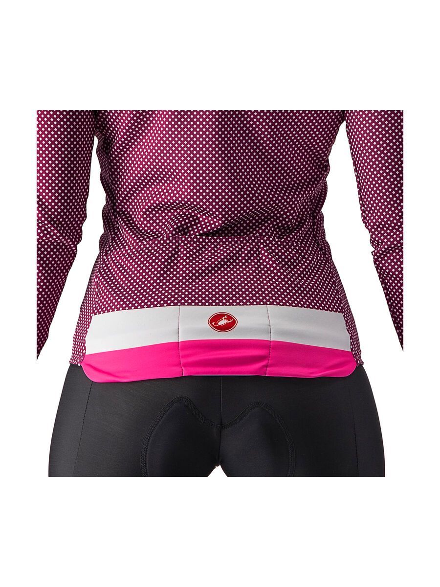 Castelli Volare LS Jersey, cyclamen/white-pink fluo - Bild 3