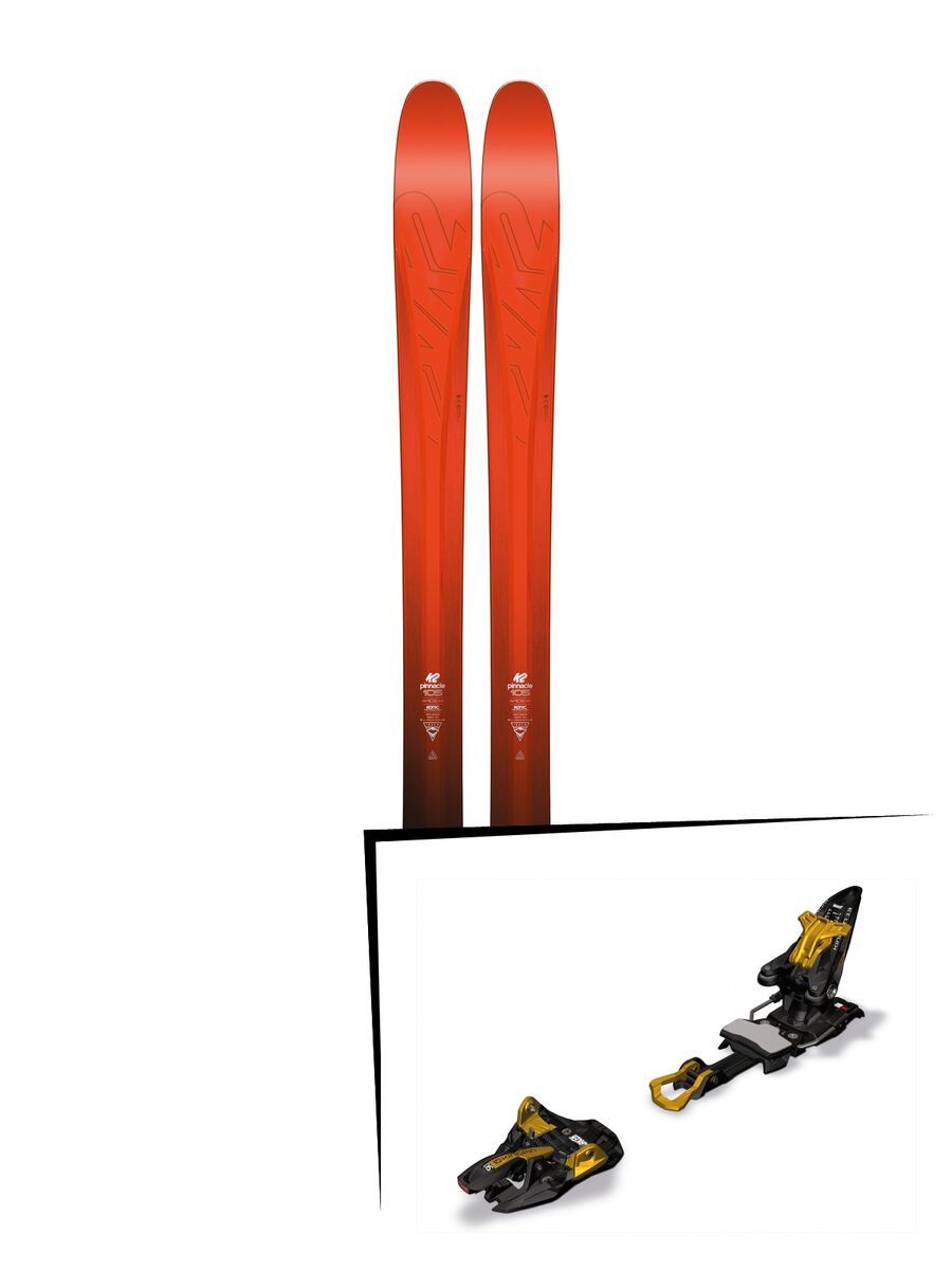 K2 SKI Set: Pinnacle 105 2016 + Marker Kingpin 13 - Bild 1