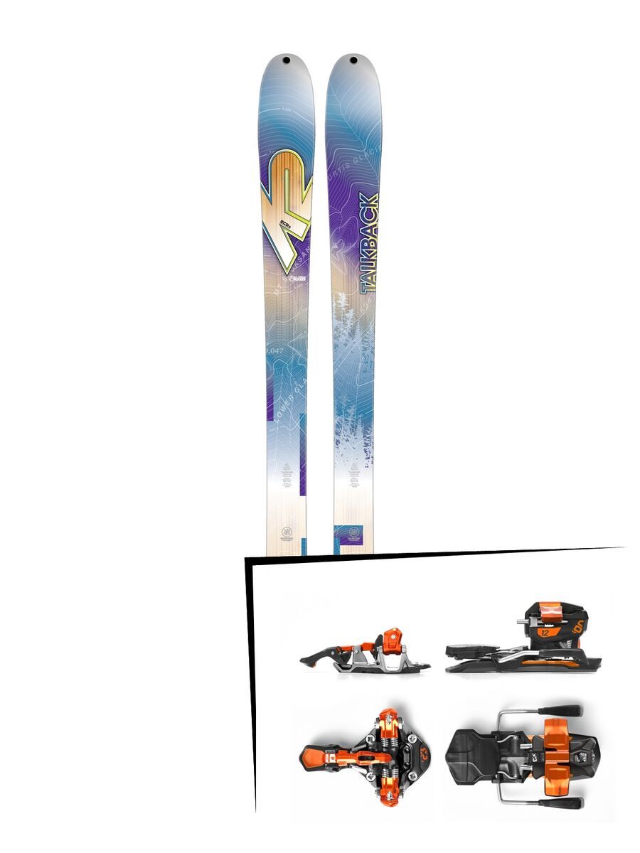Set: K2 SKI Talkback 88 ECOre 2017 + G3 Ion 12 100 mm 2017 - Skiset - Bild 1
