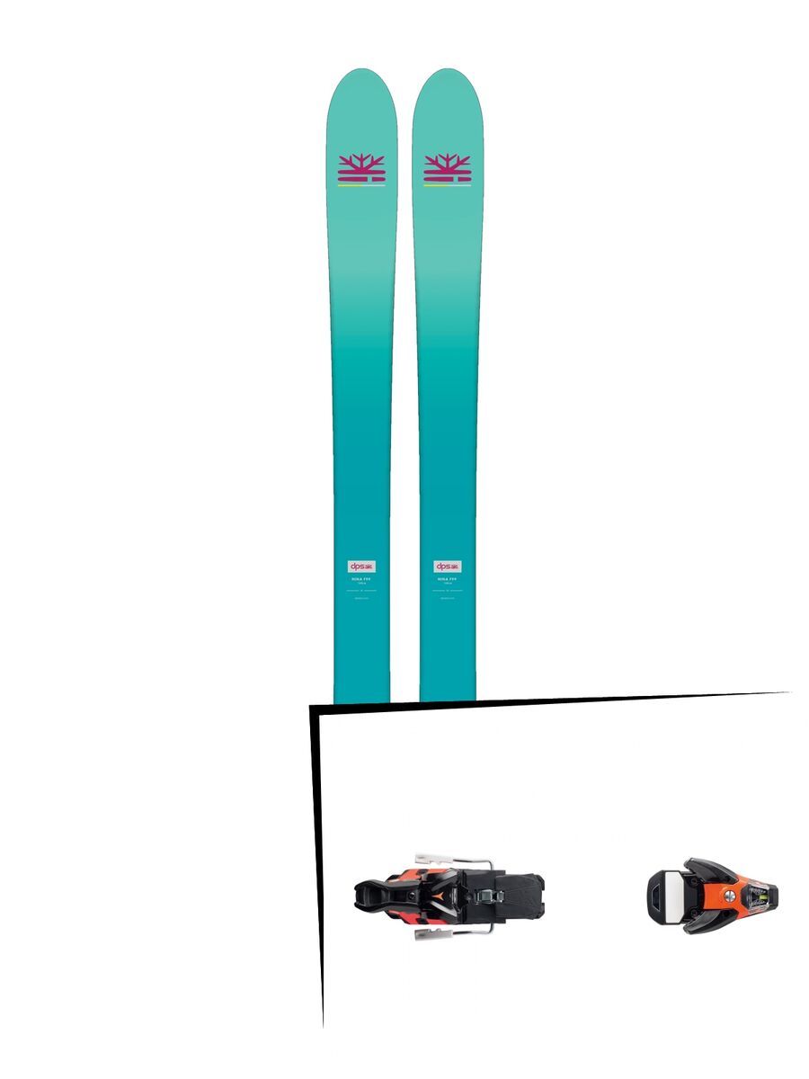Set: DPS Skis Nina F99 Foundation 2018 + Salomon STH2 WTR 16 black/orange - Bild 1