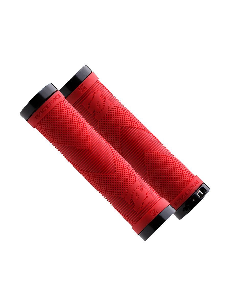 Race Face Sniper Lock-On Griffe, Doppelklemmung, red - Bild 1