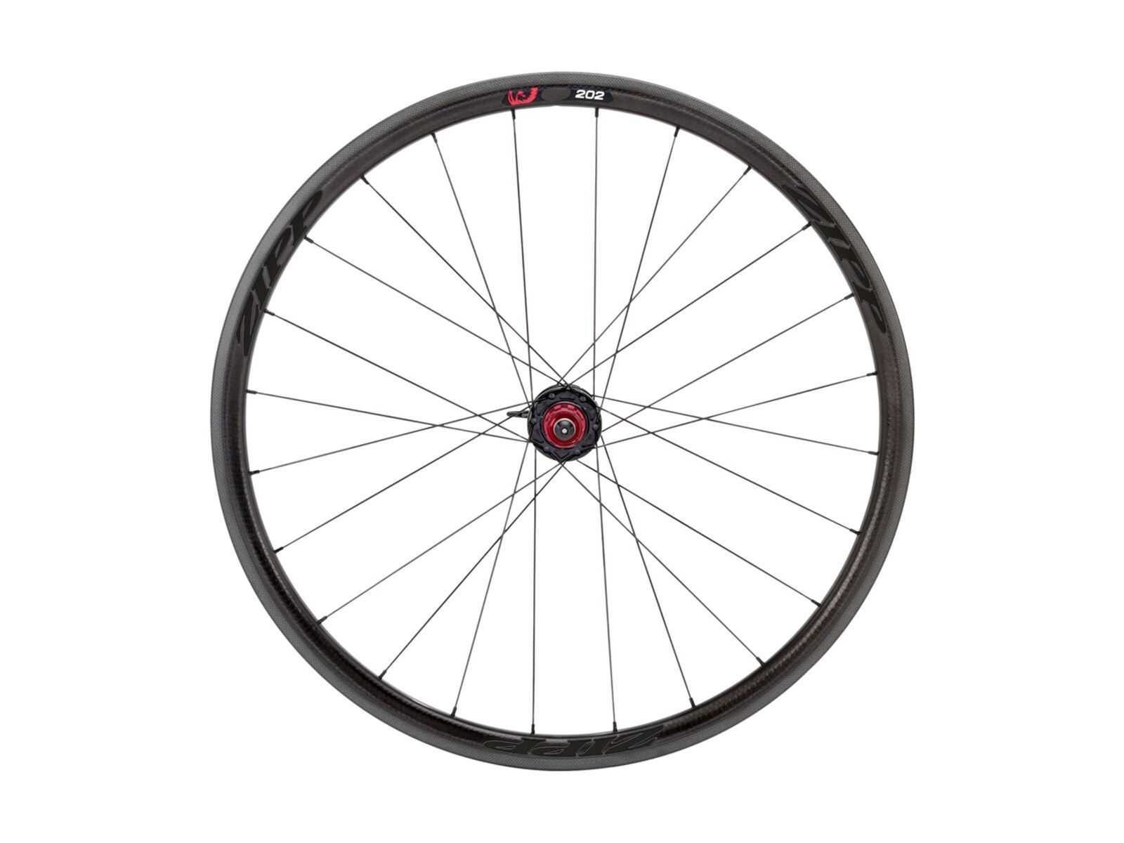 Zipp 202 Firecrest Carbon Clincher Disc Brake, schwarz / schwarze Aufkleber - Bild 1