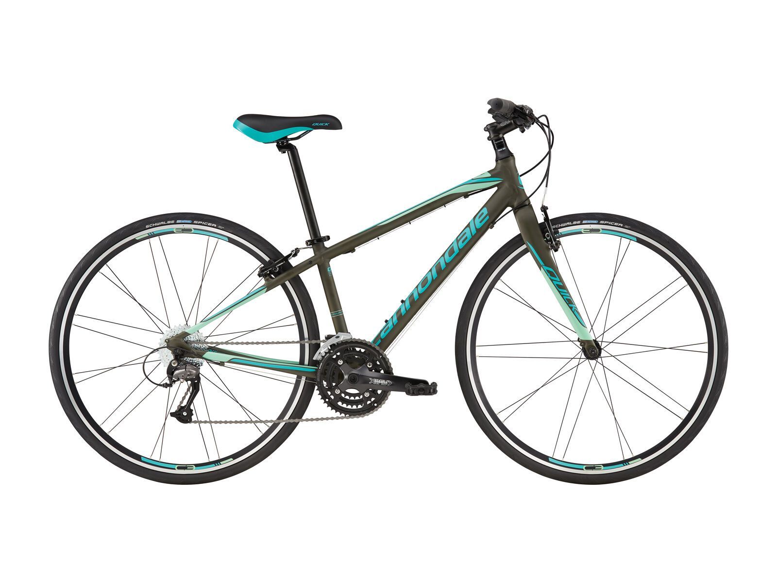 Cannondale Quick Women's 4, green clay w/ turquoise, new green, matte - Bild 1