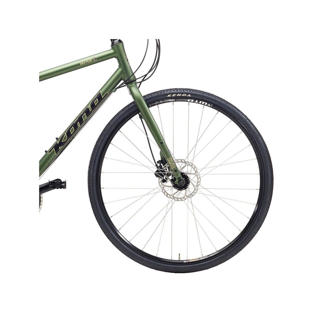 Kona Dew Plus, Matt Olive w/Black & Gumwall - Bild 2