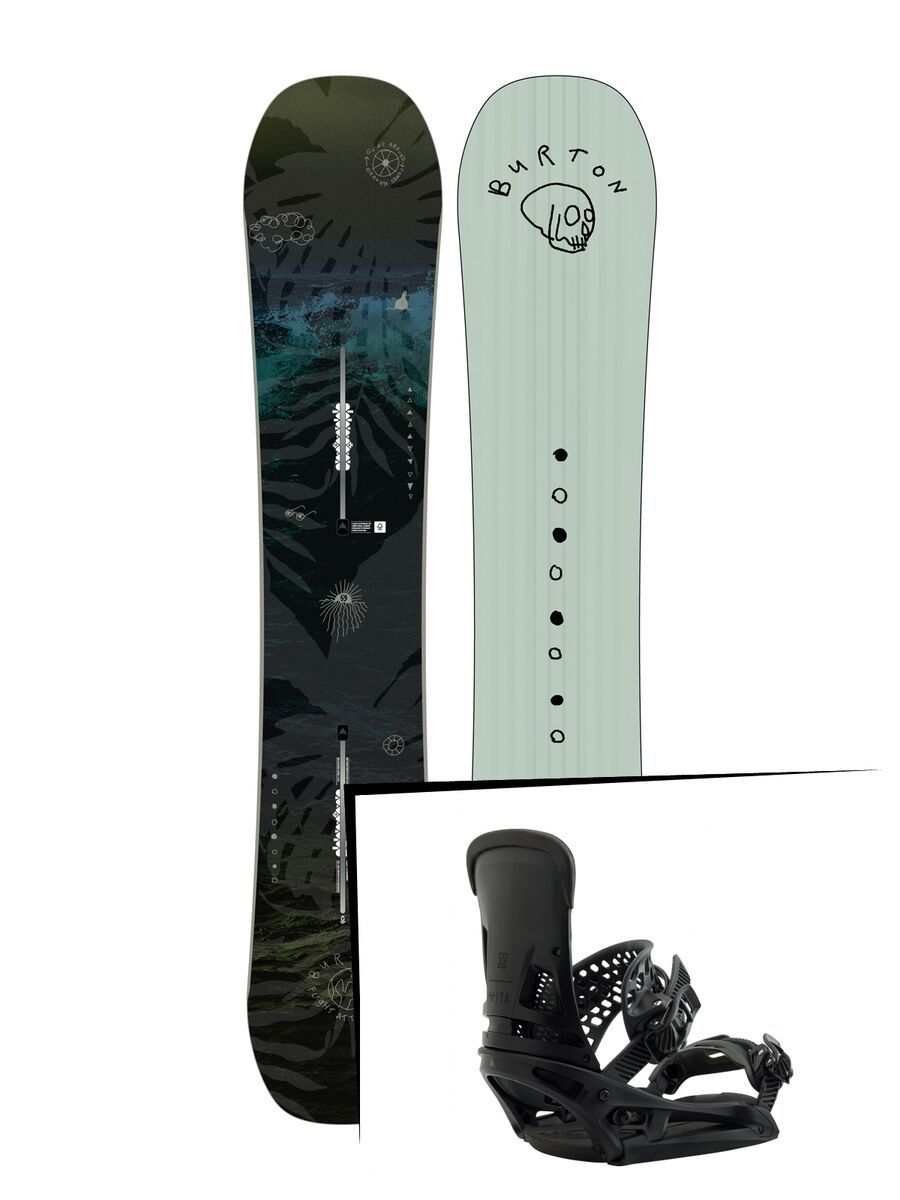 Set: Burton Flight Attendant 2019 + Burton Malavita EST brackish - Bild 1