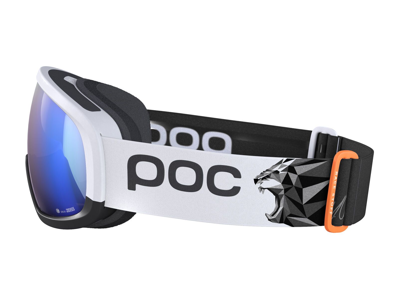 POC Fovea Mid Race Marco Odermatt Ed., Clarity Hi. Int. Partly Sunny Blue / hydrog. white/urani. black - Bild 1