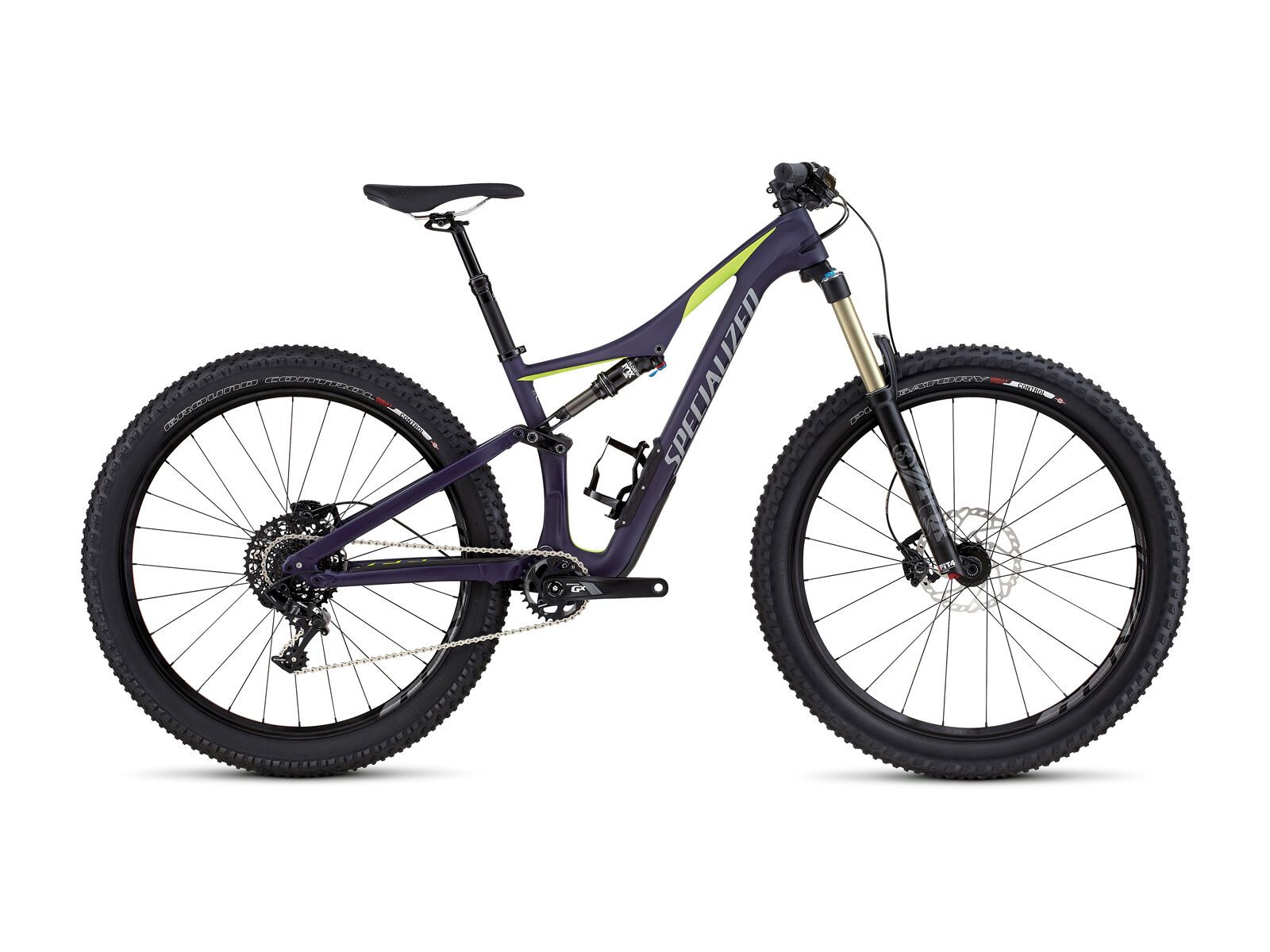 Specialized Rhyme Comp Carbon 6Fattie, satin deep indigo/hyper green/cool grey - Bild 1