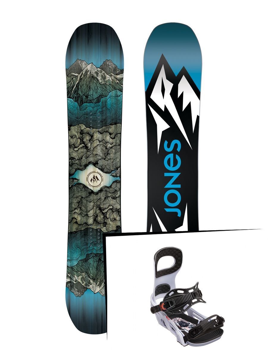 Set: Jones Mountain Twin 2019 + Bent Metal Joint white - Bild 1