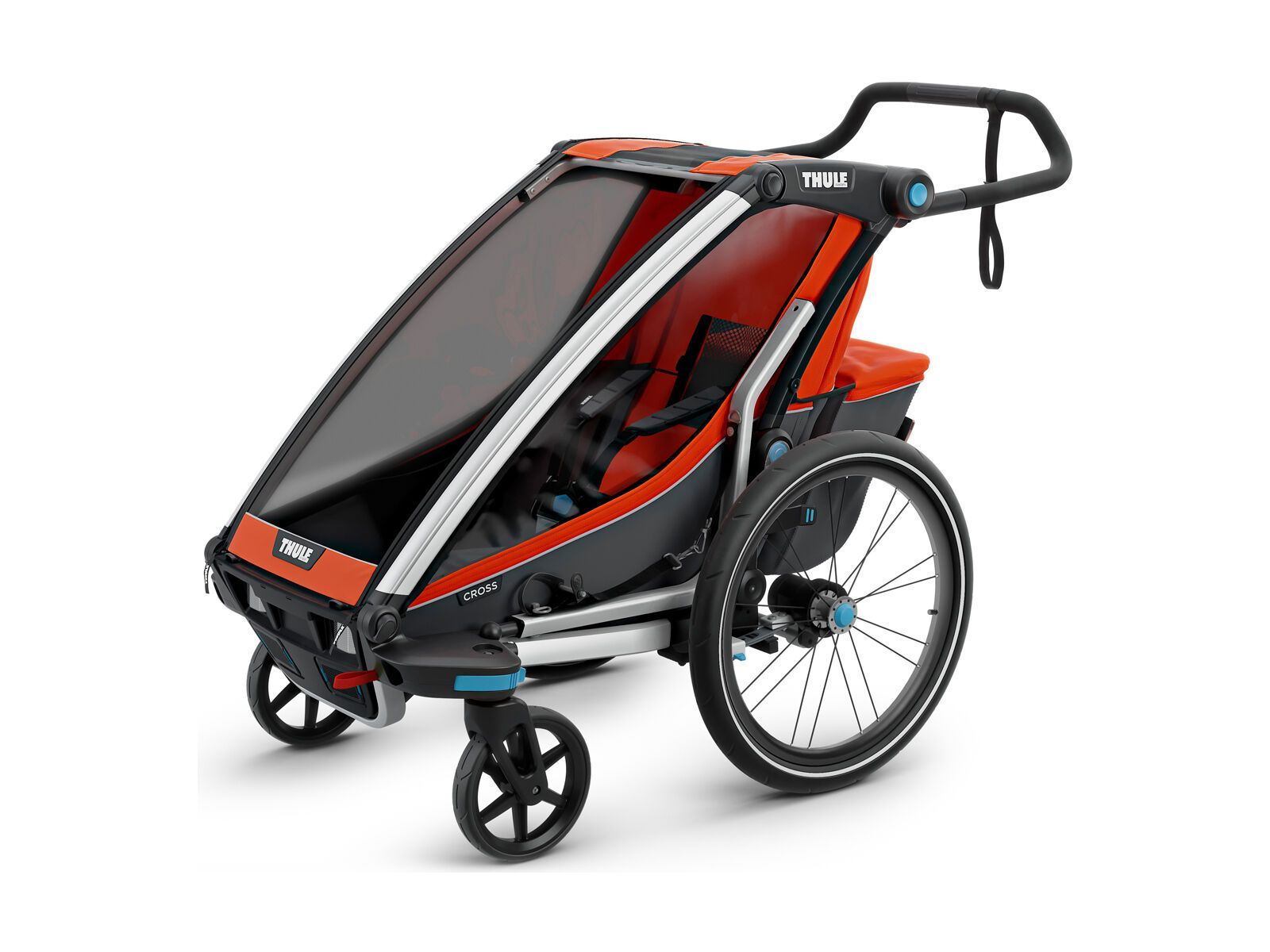 Thule Chariot Cross 1, roarange/dark shadow - Bild 2