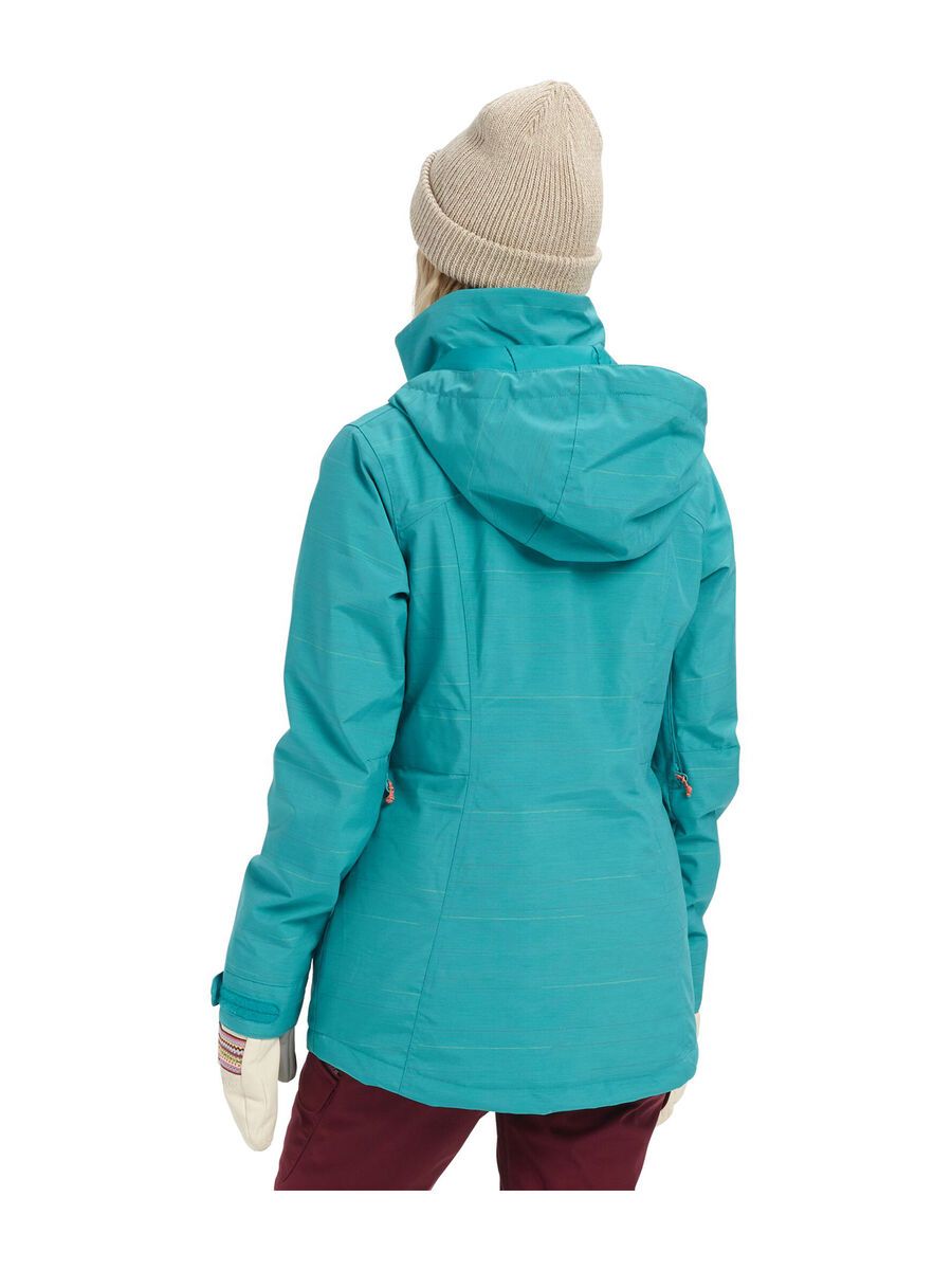 Burton Women's Jet Set Jacket, green-blue space dye - Bild 5