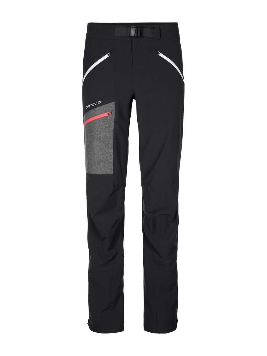 Ortovox Merino Airsolation Cevedale Pants W, black raven - Bild 1