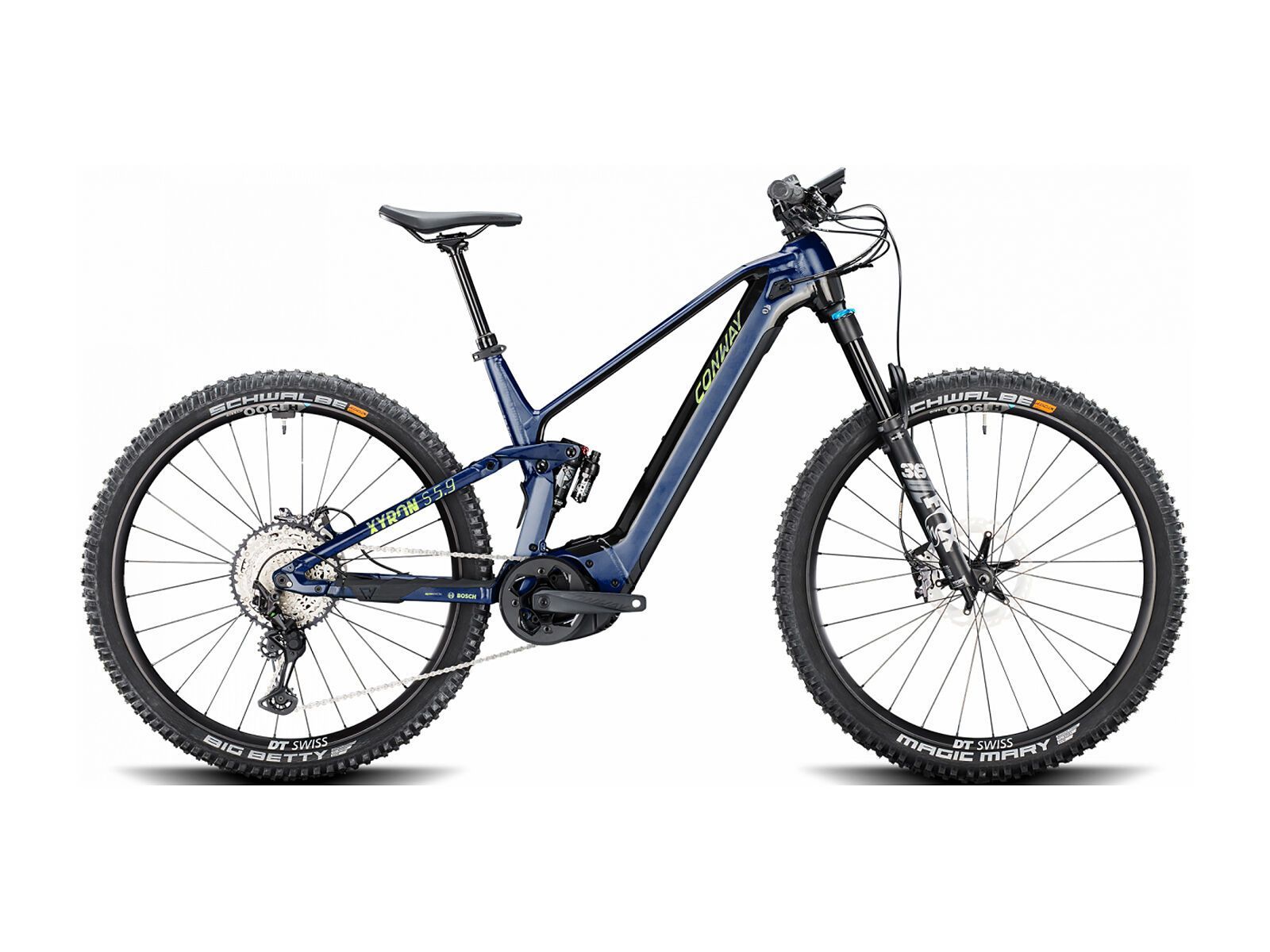 Conway Xyron S 5.9, darkblue metallic / acid metallic - Bild 1