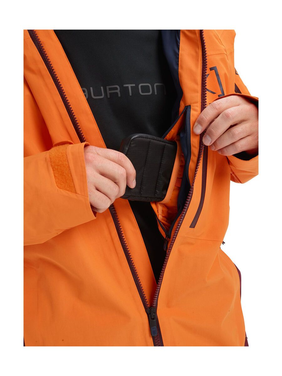Burton [ak] Gore-Tex Cyclic Jacket, russet orange - Bild 9