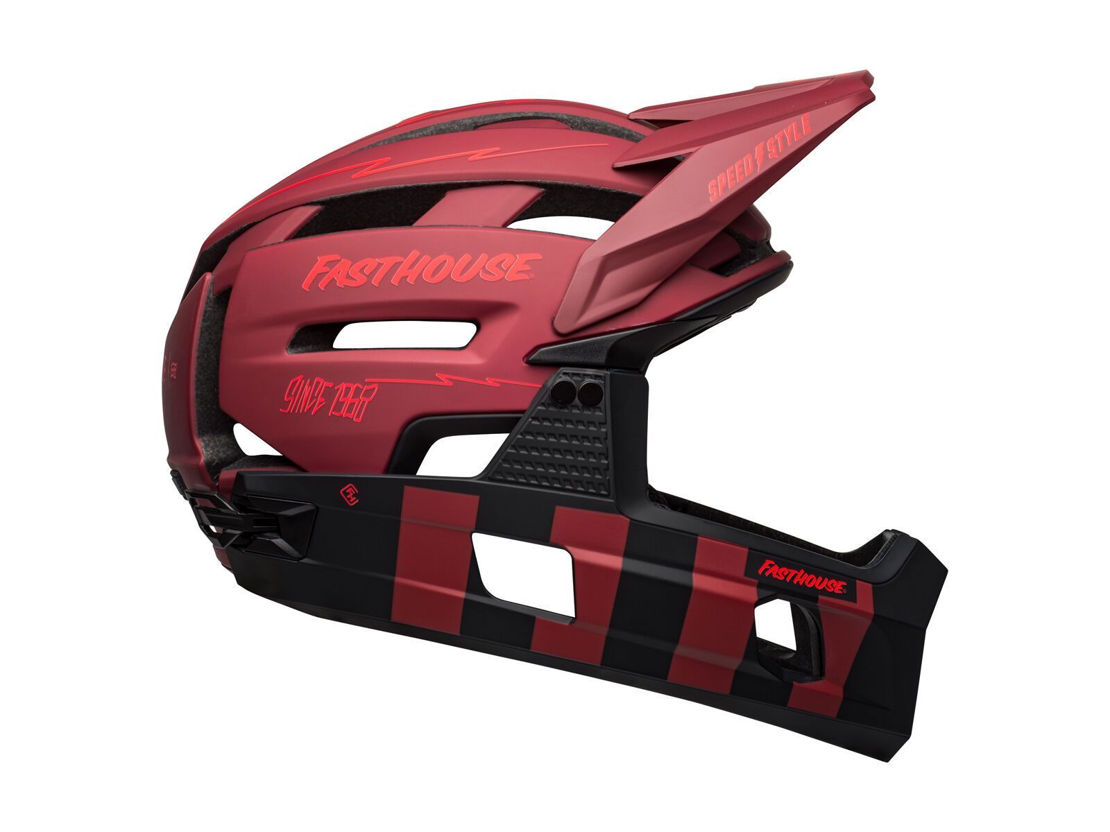 Bell Super Air R Spherical MIPS Fasthouse, matte red/black - Bild 3