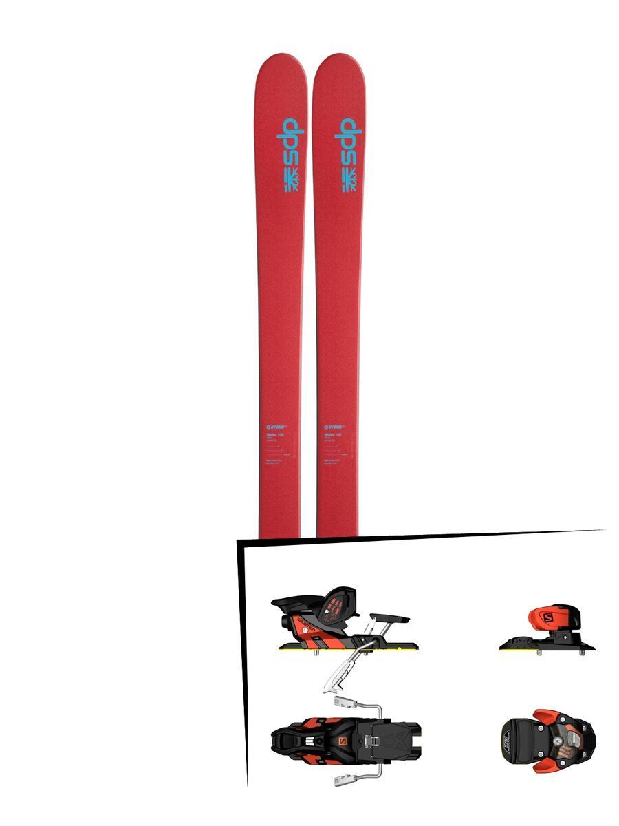 DPS Skis Set: Wailer 105 Hybrid T2 2016 + Salomon Warden MNC 13 - Bild 1