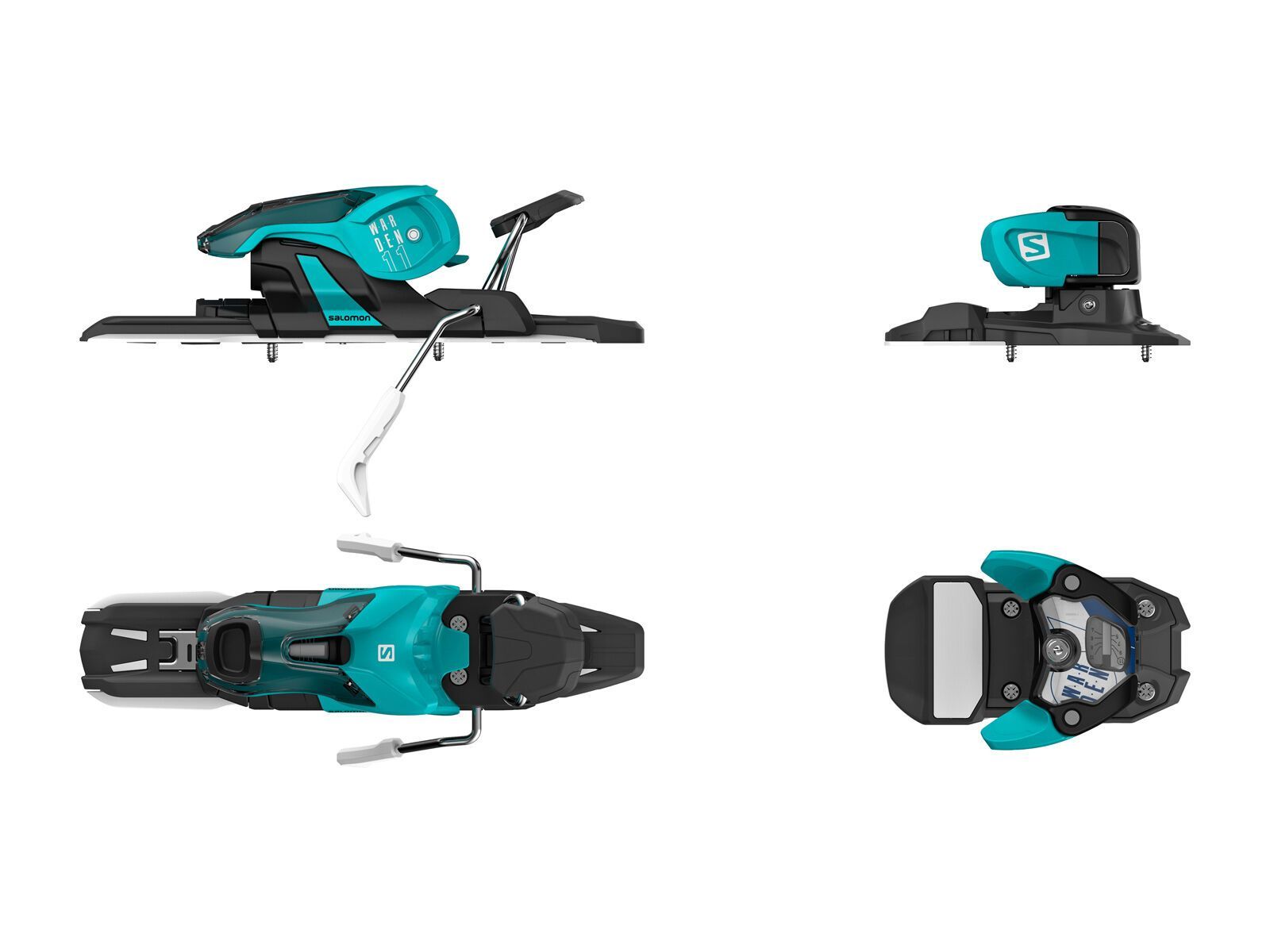 Set: DPS Skis Nina F99 Foundation 2018 + Salomon Warden 11 turquoise/black - Bild 3