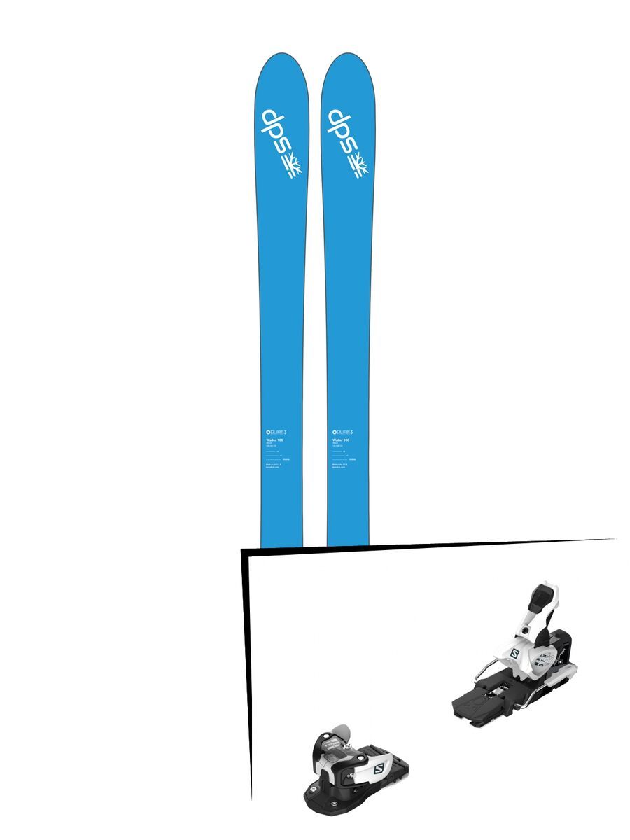Set: DPS Skis Wailer 106 2017 + Salomon Warden MNC 13 (2212349) - Bild 1
